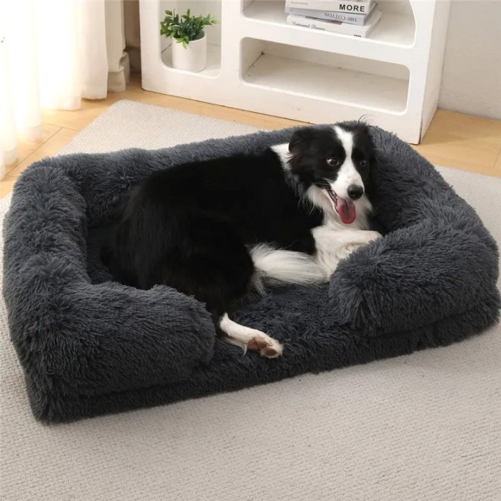 70*50cm Luxury Winter Warm Large Dog Sofa Bed Dog Kneel Cat Mats House Cushion Pet Sleeping Sofa Beds Mat for Large and Small Dog