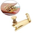1 piece Violin Fine Tuner for 3/4, 4/4 Violin - Violin Metal String Adjuster, Silver Gold. 