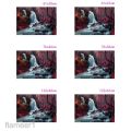 PVC Aquarium River Background Poster Fish Tank Wall Paper Sticker Decoration. 
