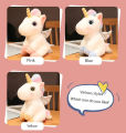 Migeet Unicorn doll plush toys cute rainbow pony doll. 
