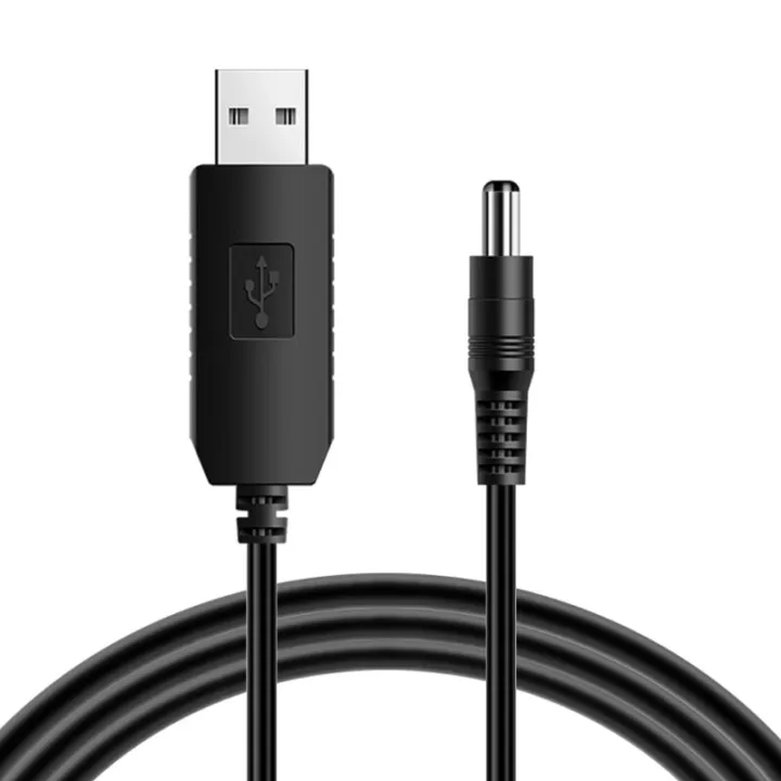587D USB 5V to DC9V 12V Adapter Converter Cable USB to DC3.5mm 5.5mm for Router Mini Fan Speaker WIFI Charging Bank Connector
