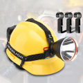 5/10pcs Plastic Helmet Clips Attachment Head Light Clamps Black Set Headlamp Hard Hat Safety Cap Hook Outdoor Tools. 