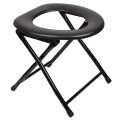 Folding Toilet Commode Stand with Removable Bucket. 