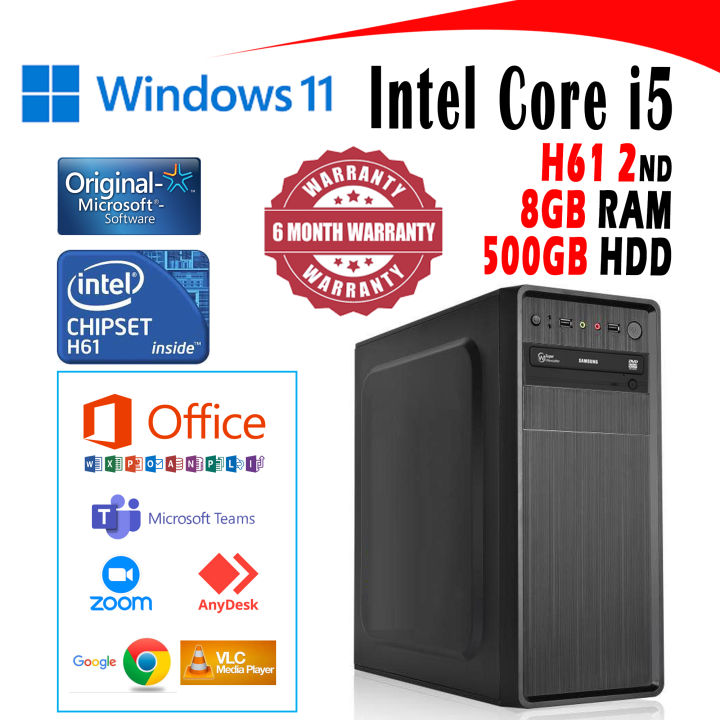 Core i5 desktop computer 8GB RAM 500GB