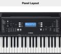 Yamaha PSRE383 Keyboard with Padded Case, Double X Stand, Power Adapter, Book Rest 61-Key Touch Sensitive Portable Keyboard with Power Adapter PSR E 373 Electric piano keyboard organ Musical Instrument Kandy Musical Hub Keyboard with Accessories. 