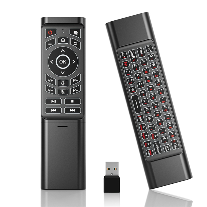 USB Plug and Play Air Fly Mouse Remote, 2.4GHz Wireless Remote Control ...