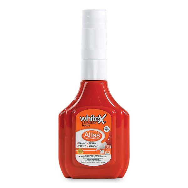 Correction White Ink Atlas White Ink Red Correction Bottle | Daraz.lk