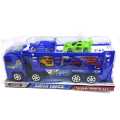 Super Truck Toy Set With 4 Cars Inside. 
