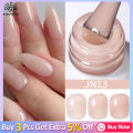 BORN PRETTY Jelly Nude Gel Nail Polish 10ml Light Pink Peach Translucent Color UV Light Cure Gel Varnish Nail Art DIY at Home. 