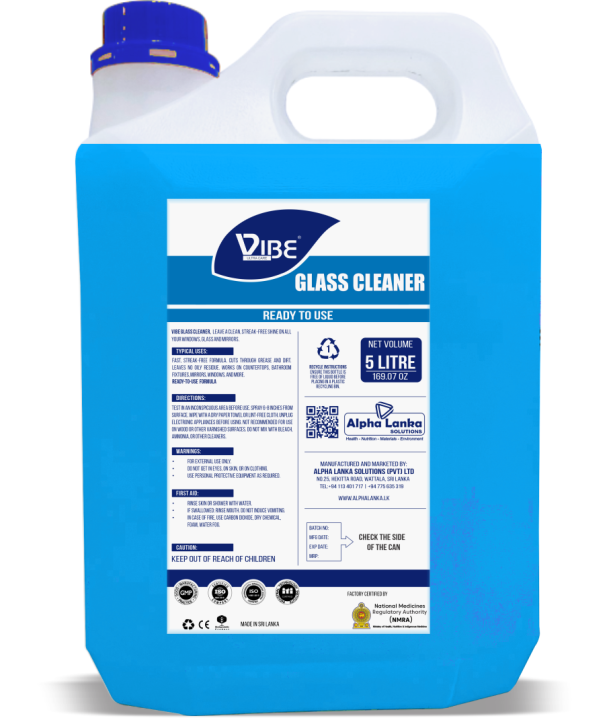 "VIBE" Glass Cleaner 5L