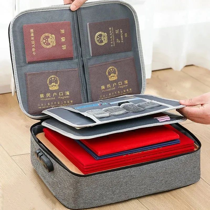 Passport Document Storage Lock Bag