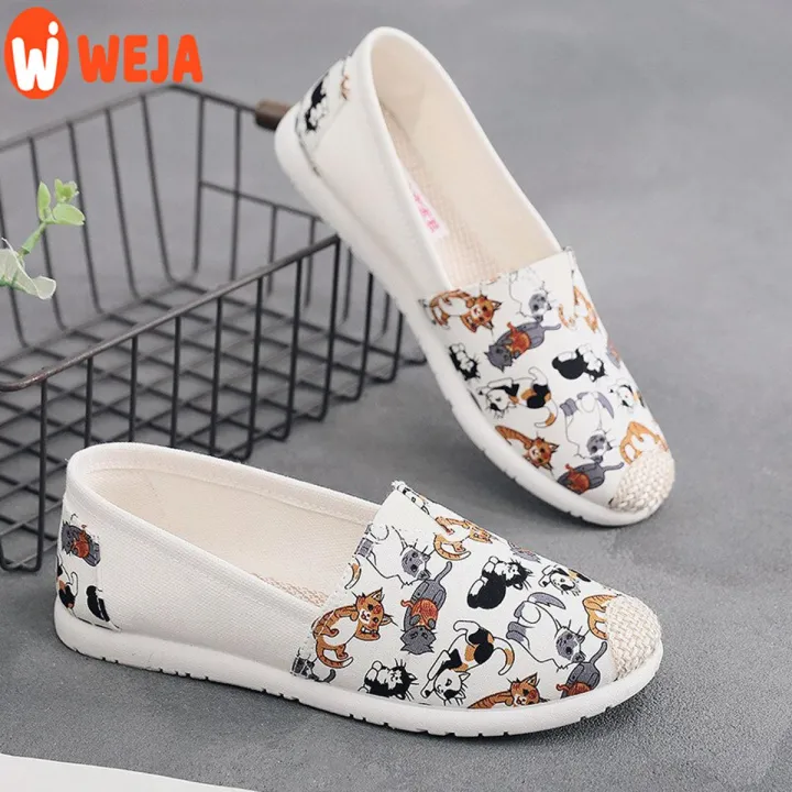 【WEJA】Women's shoes, retro flat shoes, slippers, soft soles, women's shoes