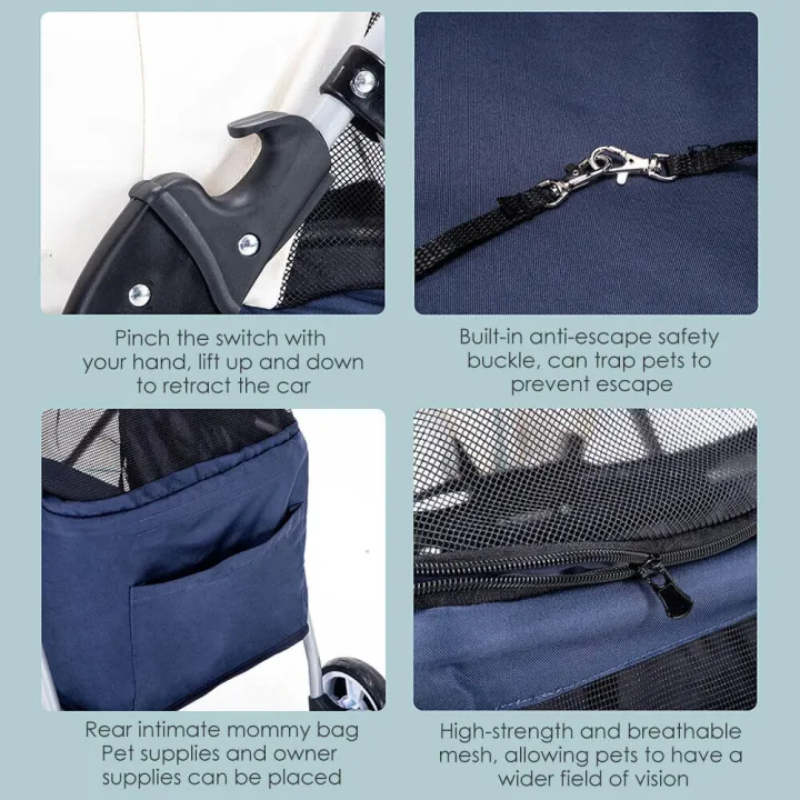 Pet%20Trolley%20/%20Pets%20Stroller%20/%20Cat%20Stroller%20Dog%20StrollerPet%20Foldable%20Trolley%20pet%20Stroller%20Puppy%20stroller%20Cat%20stroller%20car%20-%20Image%204