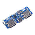 Type-C charging port dual USB power bank power board 5V2.4A portable power bank DIY motherboard boost module. 