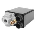 Heavy Duty Air Compressor Pressure Switch Control Valve 90 PSI -120 PSI Black. 