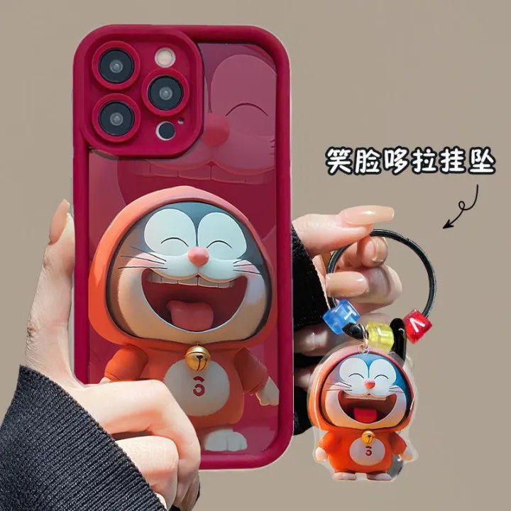 Cellphone%20Case%20For%20Huawei%20Y9%20Prime%202019%20P30%20P40%20P50%20P20%20Pro%20Mate%2020%2030%2040%20Pro%20Casing%20Soft%20Silicone%20Angel%20Eyes%20Cartoon%20Cute%20Doraemon%20Pendant%20Full%20Protection%20TPU%20Camera%20Protective%20Square%20Shockproof%20Matte%20-%20Image%208