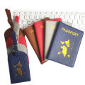 Passport Cover Portable Label Passport Cover Baggage Tag Travel Accessories PU Leather Luggage Tag. 