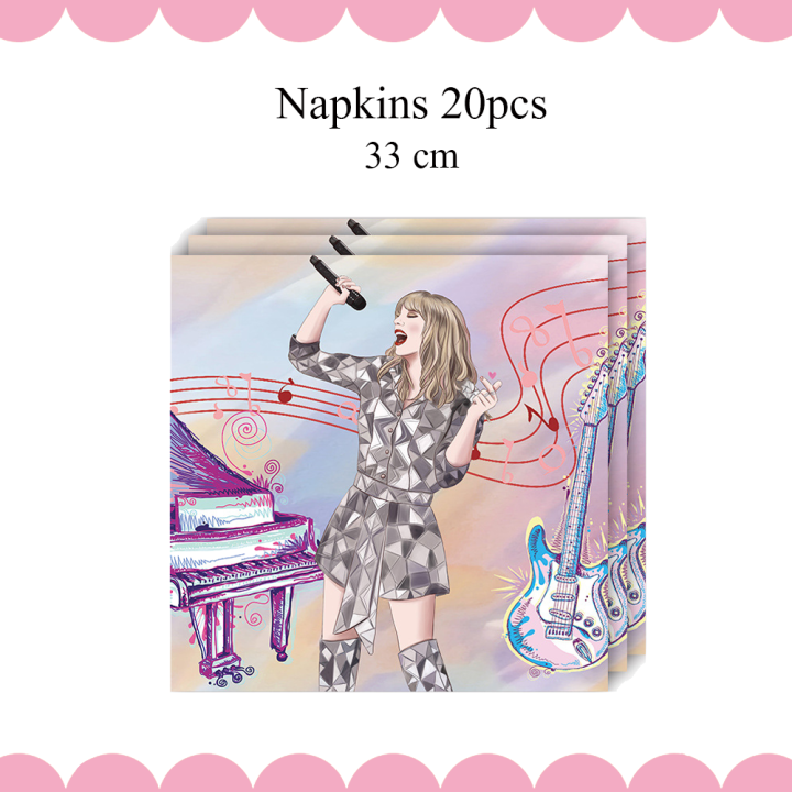 Star%20Singer%20Taylor%20Kids%20Birthday%20Party%20Decorations%20Tableware%20Cup%20Plate%20Napkin%20Swift%20Cake%20Decor%20Baby%20Shower%20Supplies%20-%20Image%206