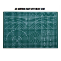 (EXTRA THICK) WJS Top Premium Extra Thick Cutting Mat With Blue Line Cut Pad Board Self Healing Cutting Mats Table Cloth Table Cover A1 A2 A3 A4 A5 Cutting Board MULTIPLE SIZE (FREE RM 50 VOUCHER). 