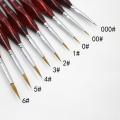 Professional Sable Hair Ink Brush Paint Art Brushes for Drawing Gouache Oil Painting Brush Art Supplies. 