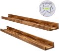 Shelf Display Floating Shelves 24-inch, Set of 2, Picture Ledge Shelf Wood for bedrooms,Office,Living Room, Kitchen. 
