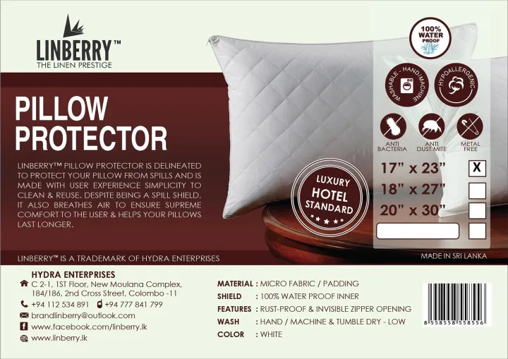High Quality And Comfortable Pillow Protector -17" x23"