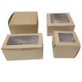 Empty Gift Box Cake Box Craft Box Packaging Box Gift boxes Cup Cake Box Window Box. 