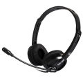 Salar /Soundwave V38V computer headphone with microphone, single hole laptop stereo headset. 
