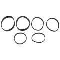 6PCS Replacement Vacuum Belt Set for Bissell ProHeat 2X Revolution Pet Pro Cleaner Models 1986,1964,2007,2007P. 