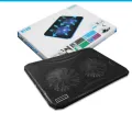 N130 2-Fan Ultra-thin Cooling Cooler Pad. 