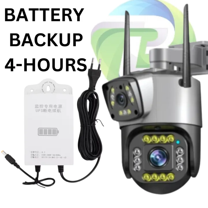 G6 Dual 8Mp | 4G Sim/ WiFi HD Wireless Dual lens CCTV Camera 360 view with HD Infrared Night Vision Indoor/Outdoor