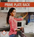 Plate Rack Dish Rack with Lid Cover kitchen storage ware. 
