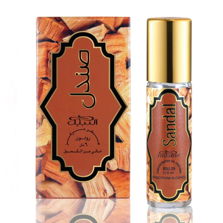 Nabeel Sandal Premium Attar Roll on Perfume Oil 6ml 100 Non nabeel-sandal-premium-attar-roll-on-perfume-oil-6ml-100-non