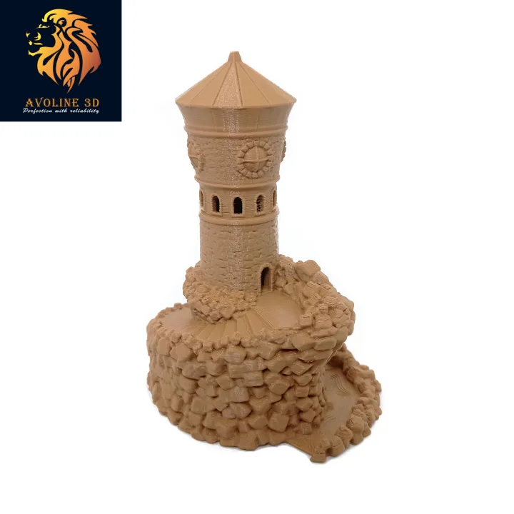 3D%20Printed%20Watch%20Tower%20-%20Dark%20Blue%20Color%20-%20PLA%20-%20130mm%20Height%20-%20Image%204