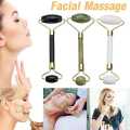 Jade Roller Face Massager Lift Slimmer Shaper Massage Rose Quartz Natural Stone. 
