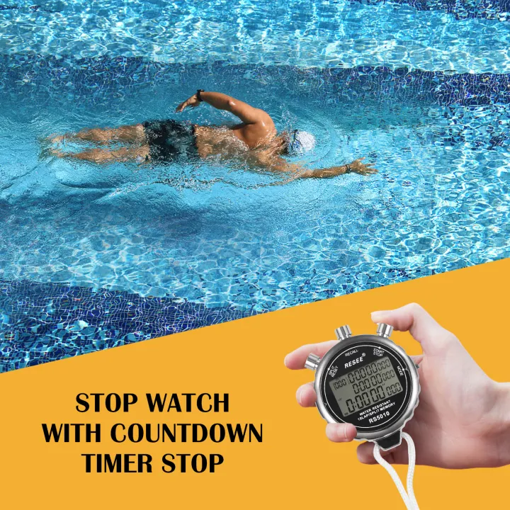 Field 1/100 Timer 10 And Field Stopwatch Second Countdown Power Stop ...