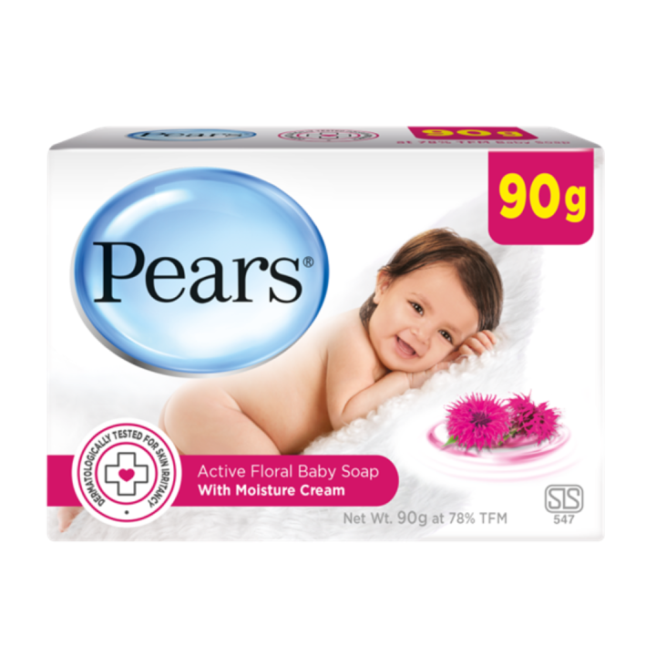 Pears%20Active%20Floral%20Baby%20Soap,%2090g%20-%20Image%202