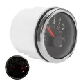 Oil Pressure Gauge 52MM/2in IP67 0-5BAR 0-73PSI Meter with Smart Alarm for Cars/Yachts/Boats. 
