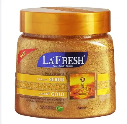 La fresh Gold Scrub Face & Body scrub 500ml