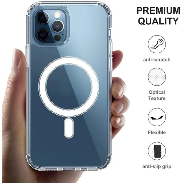 Clear%20Macsafe%20Magnetic%20Case%20For%20iPhone%2016%2015%2014%2013%2012%20Mini%2011%20Pro%20Max%20SE%202022%202020%208%20XR%20XS%20X%20Magsafe%20Case%20Transparent%20Back%20Cover%20-%20Image%202