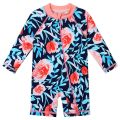 BAOHULU UPF50+ Print Baby Girl Swimsuit Long Sleeve Kids Swimwear One Piece Toddler Infant Bathing Suit for Girls Boys Children. 