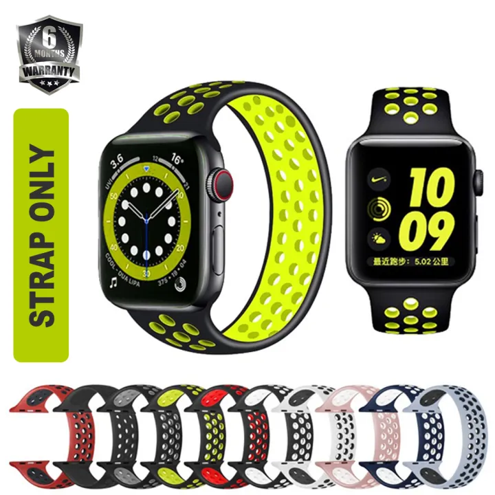 BUY 1 GET 1 Naik Sport Silicone Smartwatch Strap – For 42mm / 44mm / 45mm / 49mm | Durable & Comfortable Band