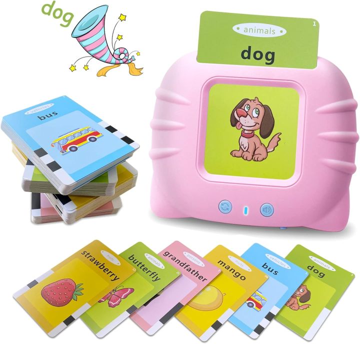 Talking Flash Cards Educational Toys - Talking Flashcards Learning Toys for Toddlers - Montessori Toys Flash Cards
