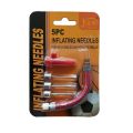 Pump Needles for Ball Adapter Set, Pump Connection Inflatable Needle Trachea Set, 5 Pieces Ball Pump Needle Set, Needle Nozzle Adapter inflatable set, Football Basketball Inflatable Head Multi-Use Metal Needle Inflatable Head. 