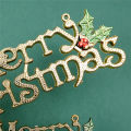 1PCS-Merry Christmas Sign Letters Pendant New Year 2023 Pendant Xmas Tree Hanging Ornaments Christmas Navidad Decorations For Home. 