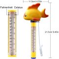 Floating Pool Thermometer, Swimming Pool Thermometer with String, Floating Water Thermometer for Swimming, Bath Water. 