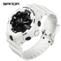【Miga Plaza】 Men Watch Dual Display LED Digital Watch Luxury Military Quartz Watches 3130-8. 