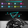 SKMEI Men Watch Sports Chronograph Dual Display Alarm 50M Men Waterproof EL Light Watch 1155B. 