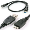 Black Portable Usb 3.0 Cable For Seagate Backup Plus Portable External Hard Drive For My Book External/. 