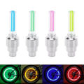 2Pcs Tyre Valves Light Wheel Valve Light Tire Light Cycling Led Bicycle Light Wheel Light Cycle Light Led Flash Car Bike Bicycle Motorcycle Wheel Bike Light With Battery Spokes LED valve caps. 